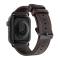 DUX DUCIS DUX DUCIS Apple Watch 38/40/41/42 mm Klockarmband Äkta Läder Mörk Brun