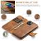DG.MING DG.MING iPhone 14 2in1 Magnet Fodral / Skal Brun