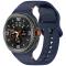  Galaxy Watch 8 46/44/40 mm Klockarmband Silkon Mörk Blå