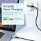 ESSAGER ESSAGER 1m 100W PD USB-C - USB-C Elbow Laddningskabel Svart