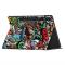  Galaxy Tab S9 Plus Fodral 360° Rotation Läder Graffiti