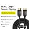 BASEUS Baseus 3m 8K HD 60Hz HDMI - HDMI Nylon Kabel Svart