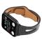  Äkta Läderarmband Apple Watch 42/41/40/38 mm - Svart