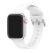  Silikon Armband - Apple Watch 42/41/40/38 mm - Vit