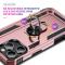  iPhone 16 Pro Max Skal Shockproof Hybrid Ring Roséguld