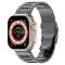  Apple Watch 42/41/40/38 mm Armband Steel Titanium Grå