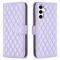  Samsung Galaxy S24 FE Fodral Diamond Läder Lila