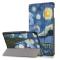  Samsung Galaxy Tab A 10.1 (2019) - Tri-Fold Fodral - Brush Painting