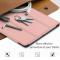  Samsung Galaxy Tab A 10.1 (2019) - Silkeslent Tri-Fold Fodral - Roséguld