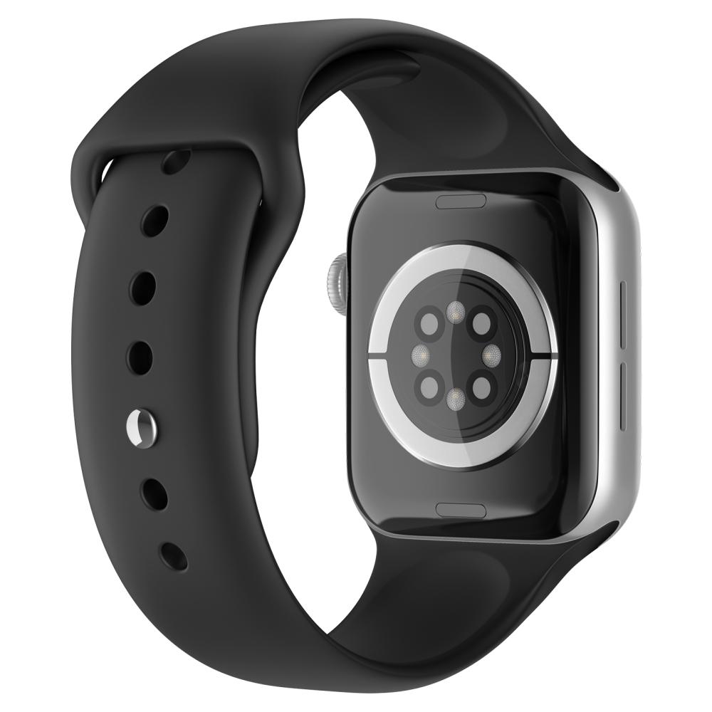 ColorPop Apple Watch 42/44/45/46/49 mm Silikon Armband (M/L) Svart
