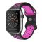ColorPop Sportarmband Dual-Color Apple Watch 42/41/40/38 mm (M/L) Svart/Lila