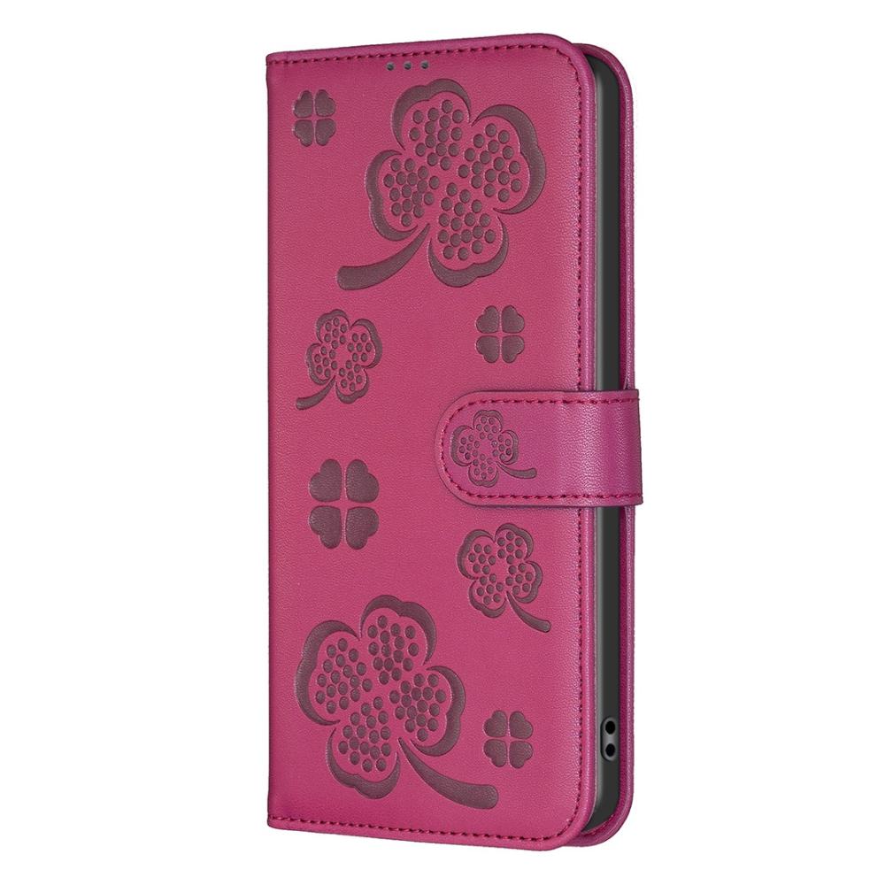  iPhone 17 Pro Max Fodral Med Blommigt Tryck Rosa