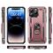  iPhone 15 Pro Skal Hybrid Armor Ring Roséguld