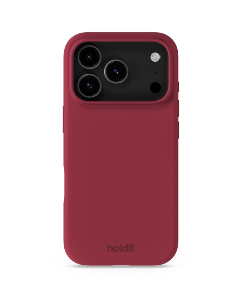 holdit holdit iPhone 17 Pro Max Mobilskal Silikon Red Velvet