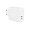 Acefast Acefast 40W PD PPS QC 2x USB-C Väggladdare Vit