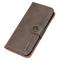 KHAZNEH KHAZNEH iPhone 15 Plus Fodral Läder Khaki