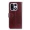  OnePlus 15 Fodral Crazy Horse Läder Brun