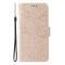  Samsung Galaxy S26 Ultra Fodral Med Blommigt Tryck Roséguld