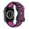 ColorPop Sportarmband Dual-Color Apple Watch 42/41/40/38 mm (M/L) Svart/Lila