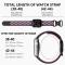 ColorPop Sportarmband Dual-Color Apple Watch 42/41/40/38 mm (M/L) Svart/Lila
