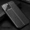  iPhone 14 Pro Max Skal Litchi Textur Svart