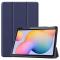  Samsung Galaxy Tab S6 Lite - Tri-Fold Fodral Med Pennhållare - Mörk Blå