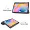  Samsung Galaxy Tab S6 Lite - Tri-Fold Fodral Med Pennhållare - Mörk Blå
