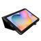  Samsung Galaxy Tab S6 Lite - Litchi Läder Fodral - Svart