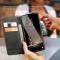 CASEME CASEME Samsung Galaxy S21 FE Fodral Retro Flip Läder Svart