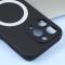 iPhone 15 Pro Max Skal MagSafe Liquid Silikon Svart