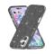  iPhone 17 Skal Hybrid Glitter Svart