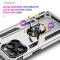  iPhone 15 Pro Skal Hybrid Armor Ring Silver