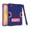  Samsung Galaxy Tab S6 Lite - Shockproof Hybrid Skal Med Kickstand - Blå/Rosa