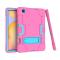 Samsung Galaxy Tab S6 Lite - Shockproof Hybrid Skal Med Kickstand - Rosa/Blå