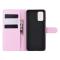  Samsung Galaxy S20 - Litchi Plånboksfodral - Ljus Rosa