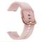  Silikon Armband För Smartwatch (20mm) - Rosa