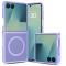  Samsung Galaxy Z Flip 8 Skal MagSafe TPU Lila