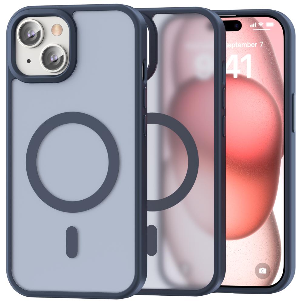 ColorPop ColorPop iPhone 15 Skal CH MagSafe Matt Mörk Blå