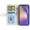  Samsung Galaxy A55 5G Fodral Crazy Horse Läder Vit
