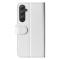  Samsung Galaxy A55 5G Fodral Crazy Horse Läder Vit
