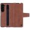 NILLKIN NILLKIN Galaxy Z Fold 5 Skal Leather Pen Brun