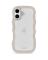 holdit holdit iPhone 17 Mobilskal Wavy Light Beige/Transparent