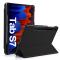  Samsung Tab S7 / Tab S8 - Tri-Fold Fodral Med Pennhållare - Svart