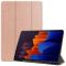  Samsung Galaxy Tab S7 Plus / Tab S8 Plus Tri-Fold Fodral Pennhållare Roséguld