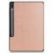  Samsung Galaxy Tab S7 Plus / Tab S8 Plus Tri-Fold Fodral Pennhållare Roséguld