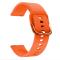  Silikon Armband För Smartwatch (20mm) - Orange