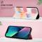  iPhone 14 Plus Fodral Marmor Textur Galaxy Marble White