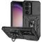  Samsung Galaxy S25 Skal Hybrid Ring CamShield Svart