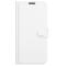  iPhone 13 Pro Max Fodral Litchi Läder Vit