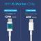 NORTHJO NORTHJO 2m 100W PD USB-C - USB-C Snabbladdnings Kabel Vit